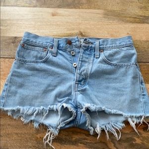 Madewell Relaxed Denim Shorts size 25